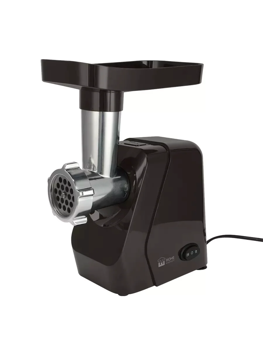 Серый мясорубка электрическая HOME ELEMENT HE-MG606A с реверсом серый мрамор