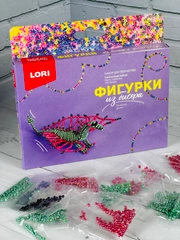 Плетение бисером для детей Фигурки из бисера Крылатый дракон Lori поделки своими руками