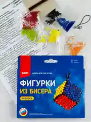 Плетение бисером игры для детей Фигурки из бисера Кубик Lori Лори поделки своими руками