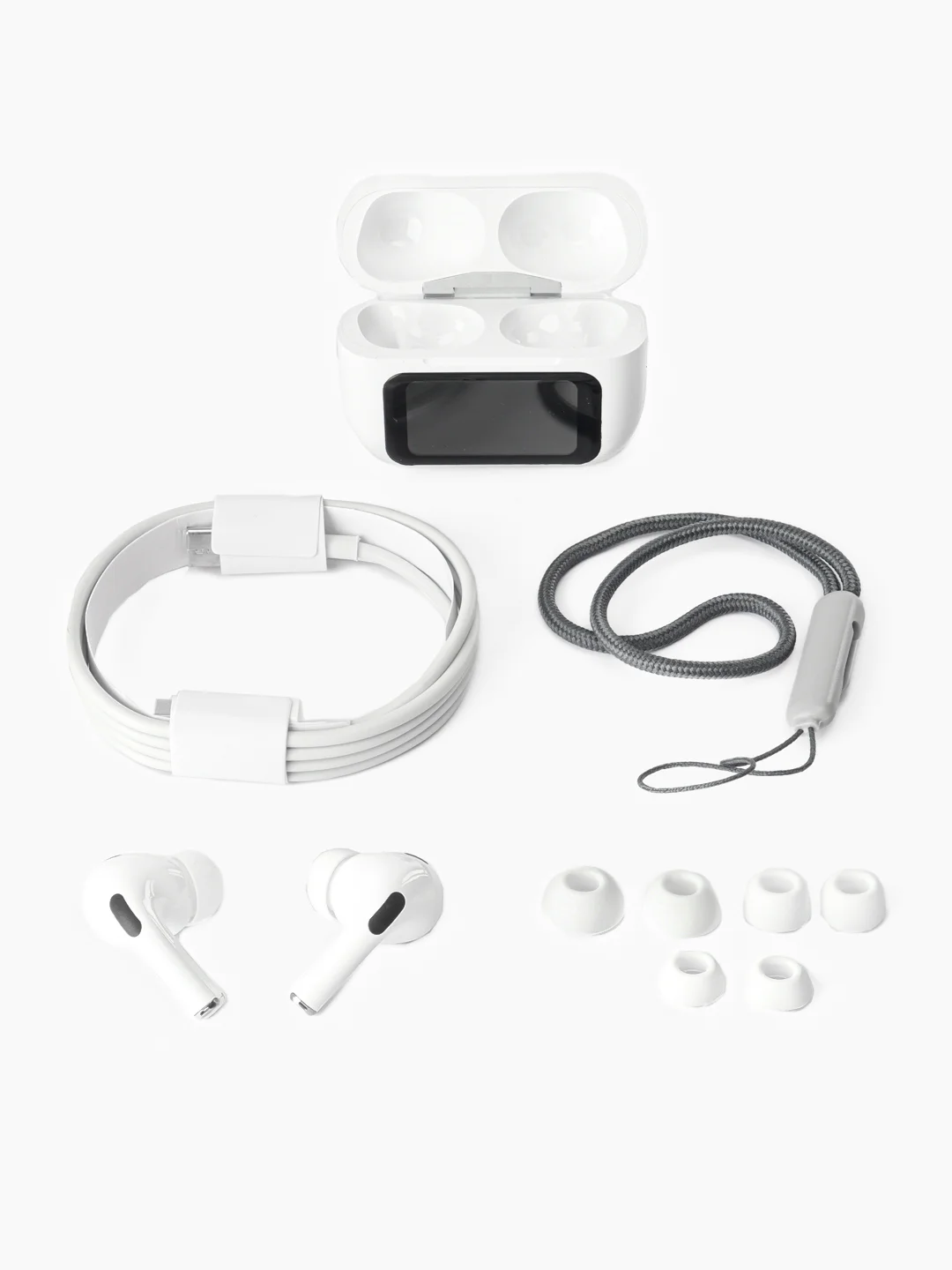 Белый наушники беспроводные с микрофоном, Bluetooth, USB Type-C, белый, С сенсорным экраном