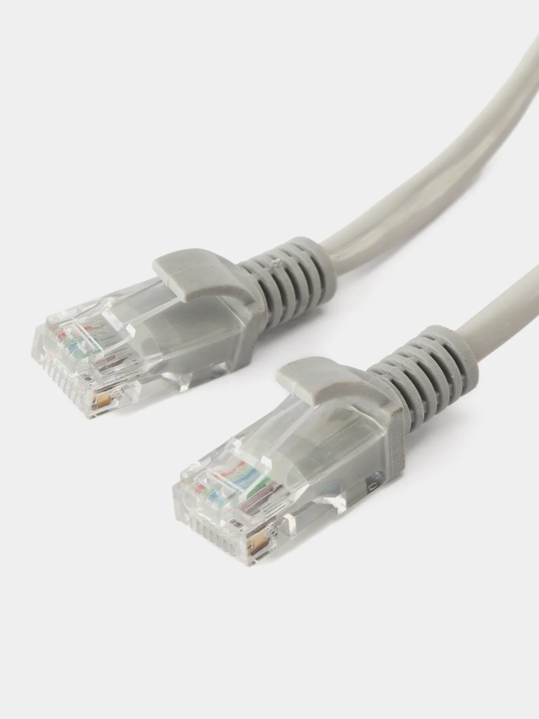 Серый патч корд UTP 4 пары категоря cat.5E серый интернет провод кабель шнур