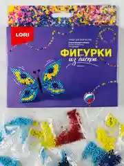 Плетение бисером для детей Фигурки из бисера Бабочка Lori Лори поделки своими руками игры