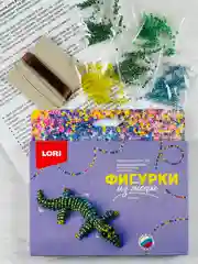 Плетение бисером для детей Фигурки из бисера Крокодил Lori Лори поделки своими руками