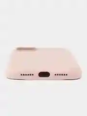 Розовый кожаный чехол Leather Case для iPhone 11 с функцией MagSafe