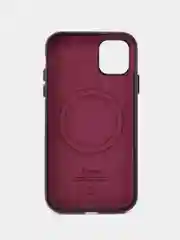 Тёмно-бордовый кожаный чехол Leather Case для iPhone 11 с функцией MagSafe