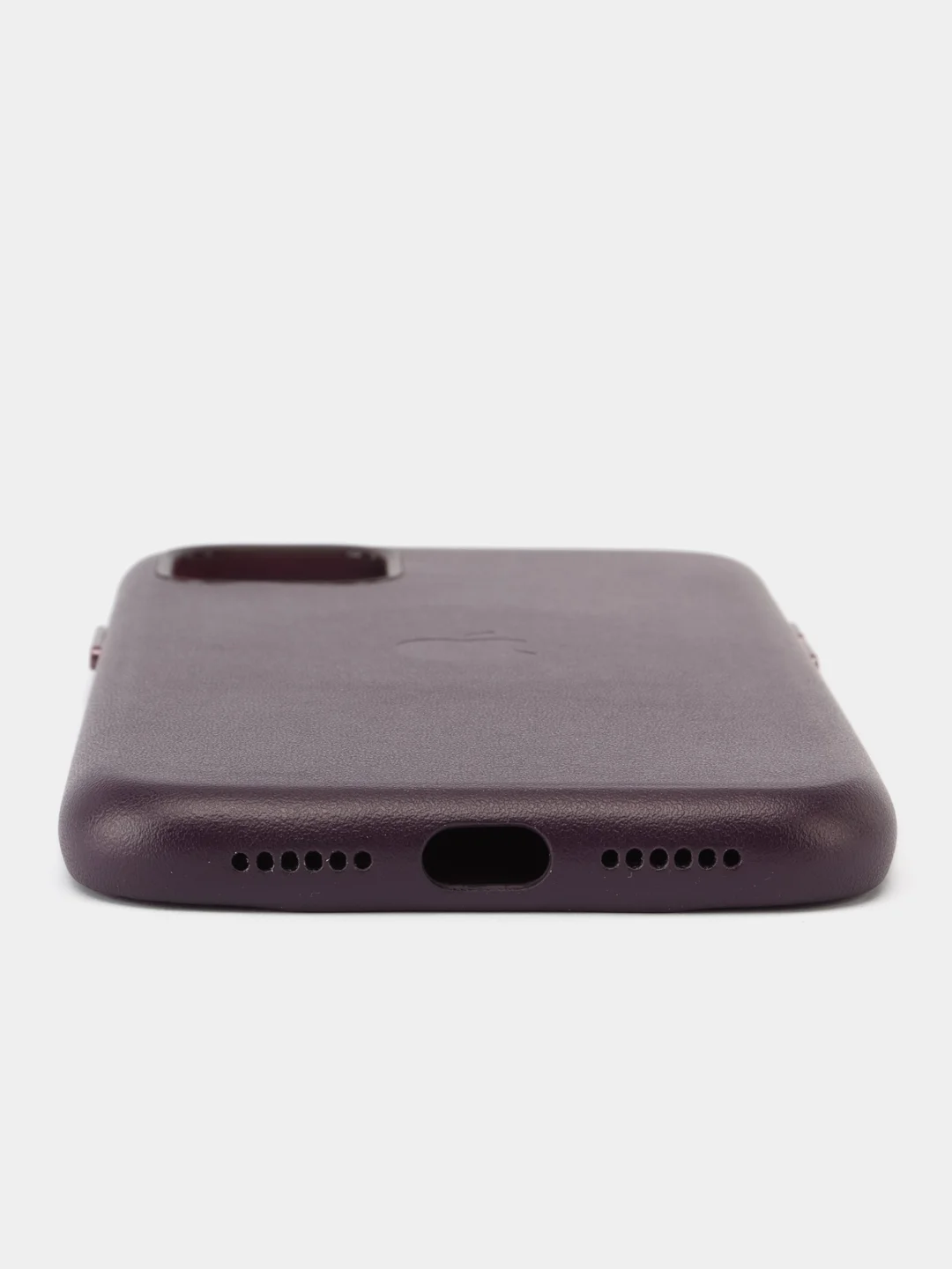 Тёмно-бордовый кожаный чехол Leather Case для iPhone 11 с функцией MagSafe