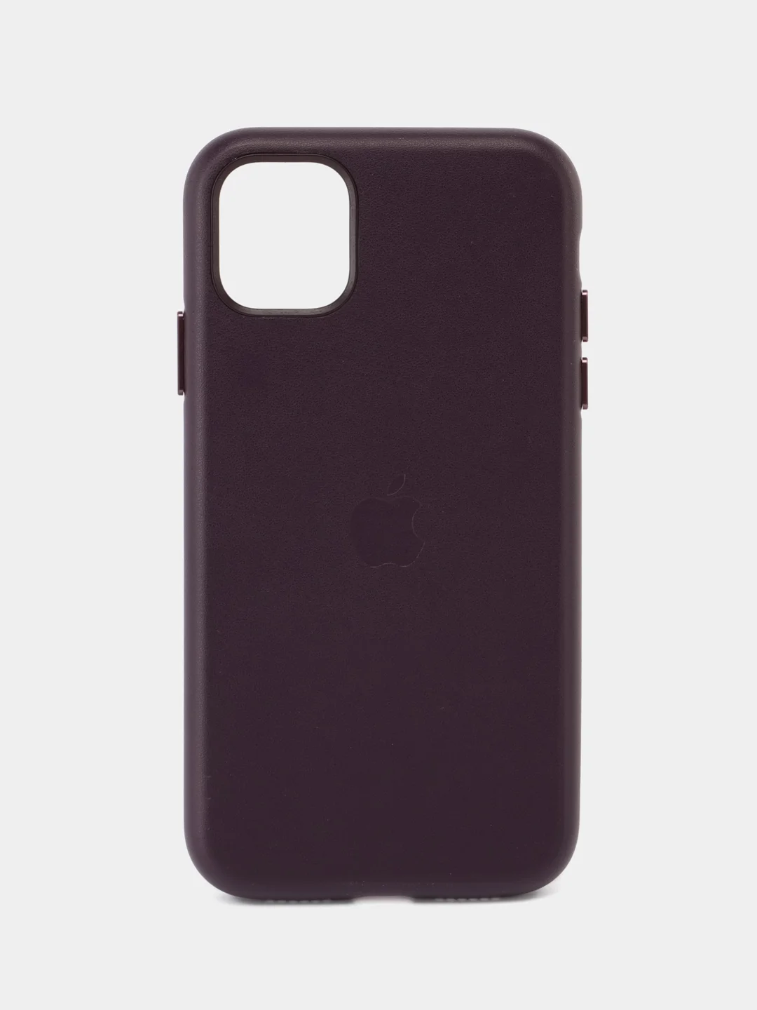 Тёмно-бордовый кожаный чехол Leather Case для iPhone 11 с функцией MagSafe