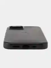 Темно-синий кожаный чехол Leather Case для iPhone  12/12 Pro с функцией MagSafe