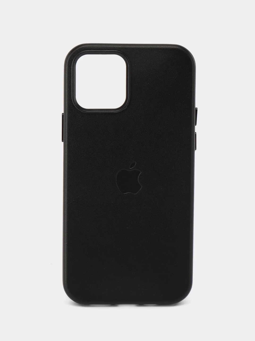 Темно-синий кожаный чехол Leather Case для iPhone  12/12 Pro с функцией MagSafe