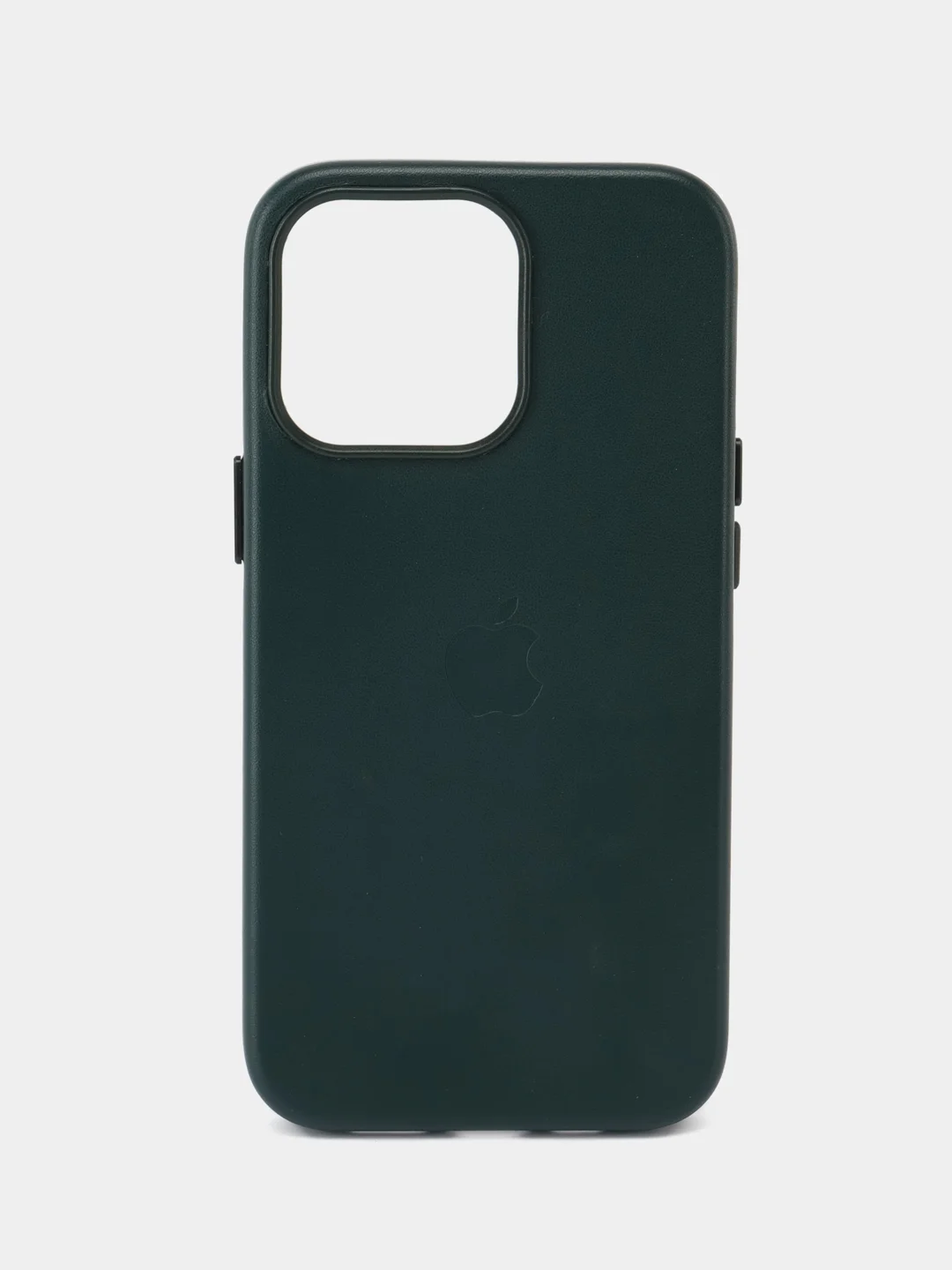 Зеленый кожаный чехол Leather Case для iPhone 13 Pro с функцией MagSafe