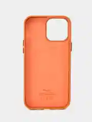 Оранжевый кожаный чехол Leather Case для iPhone 13 Pro Max с функцией MagSafe