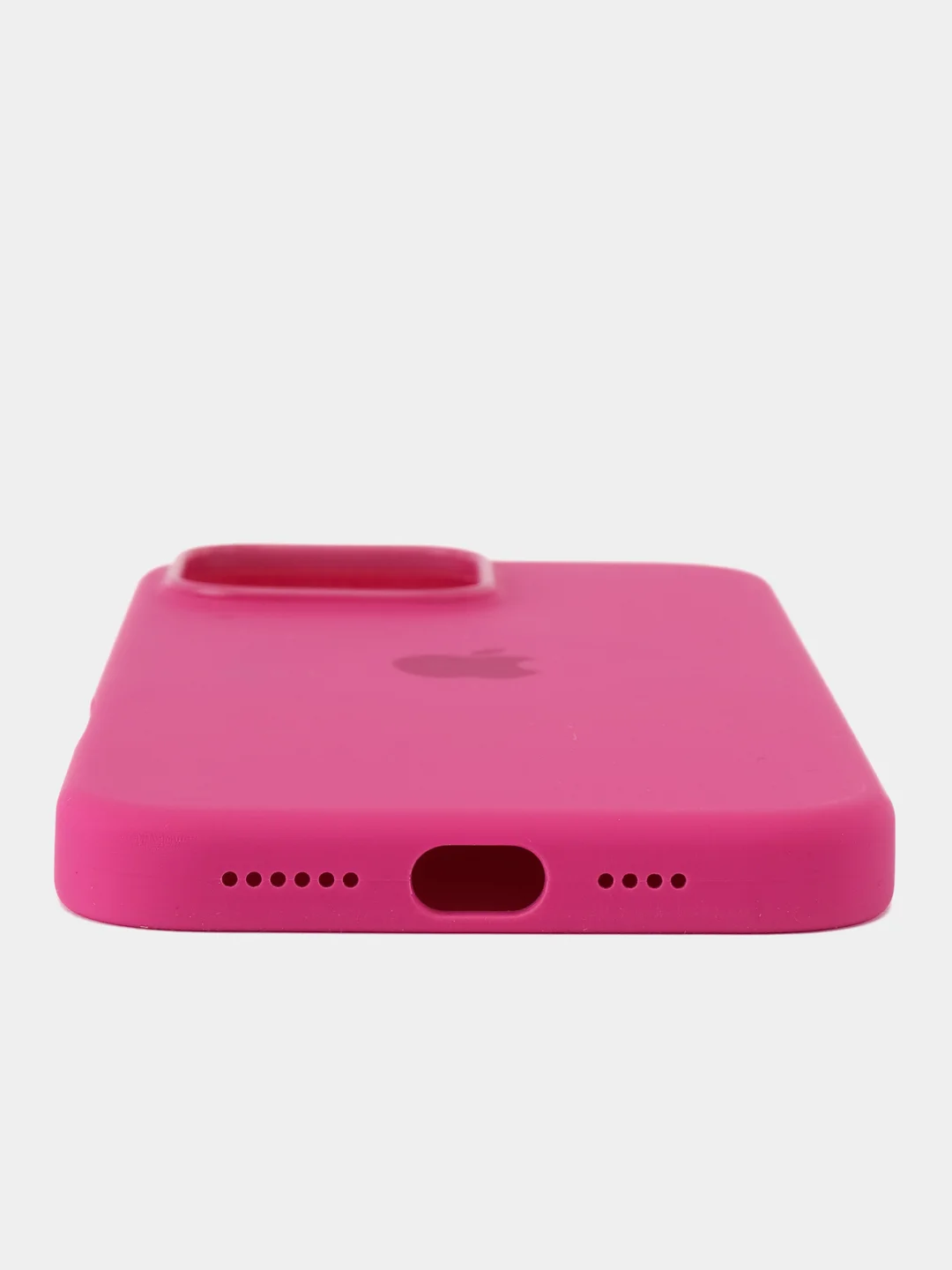 Фуксия iphone 16  Pro Max silicon case/силиконовый чехол MagSafe для iPhone 16 Pro Max
