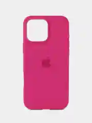 Фуксия iphone 16  Pro Max silicon case/силиконовый чехол MagSafe для iPhone 16 Pro Max
