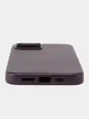 Тёмно-бордовый кожаный чехол Leather Case для iPhone  12/12 Pro с функцией MagSafe