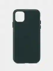 Зеленый кожаный чехол Leather Case для iPhone 11 с функцией MagSafe