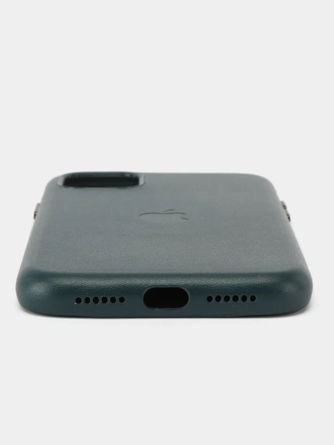Зеленый кожаный чехол Leather Case для iPhone 11 с функцией MagSafe