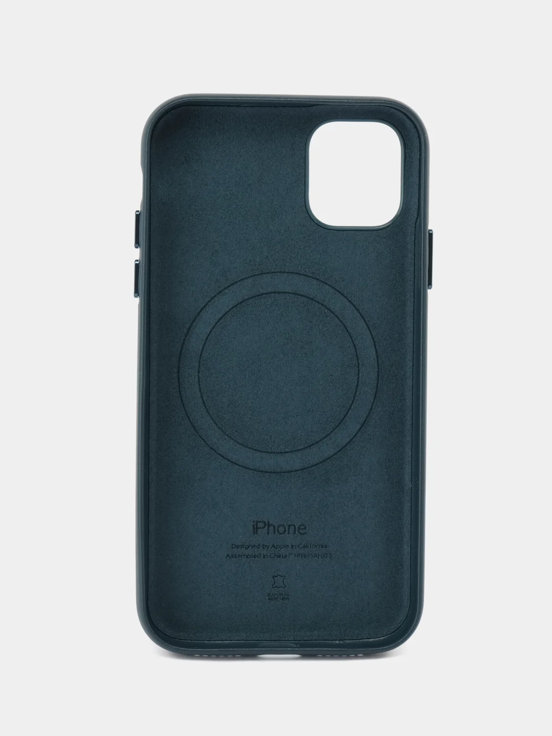 Морской кожаный чехол Leather Case для iPhone 11 с функцией MagSafe