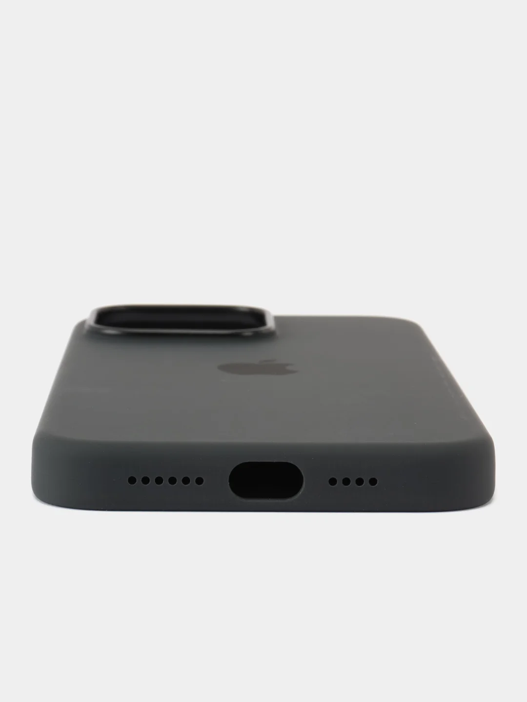 Черный силиконовый чехол/Silicone Case MagSafe для iPhone 15 Pro Max