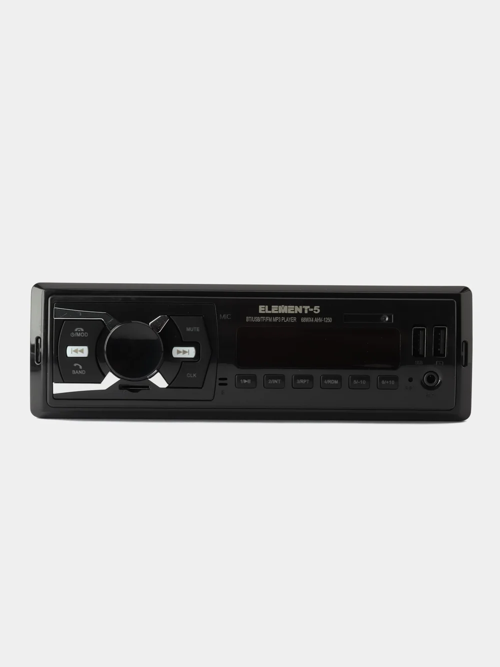 Черный автомагнитола Element-5, AUX, USB c пультом