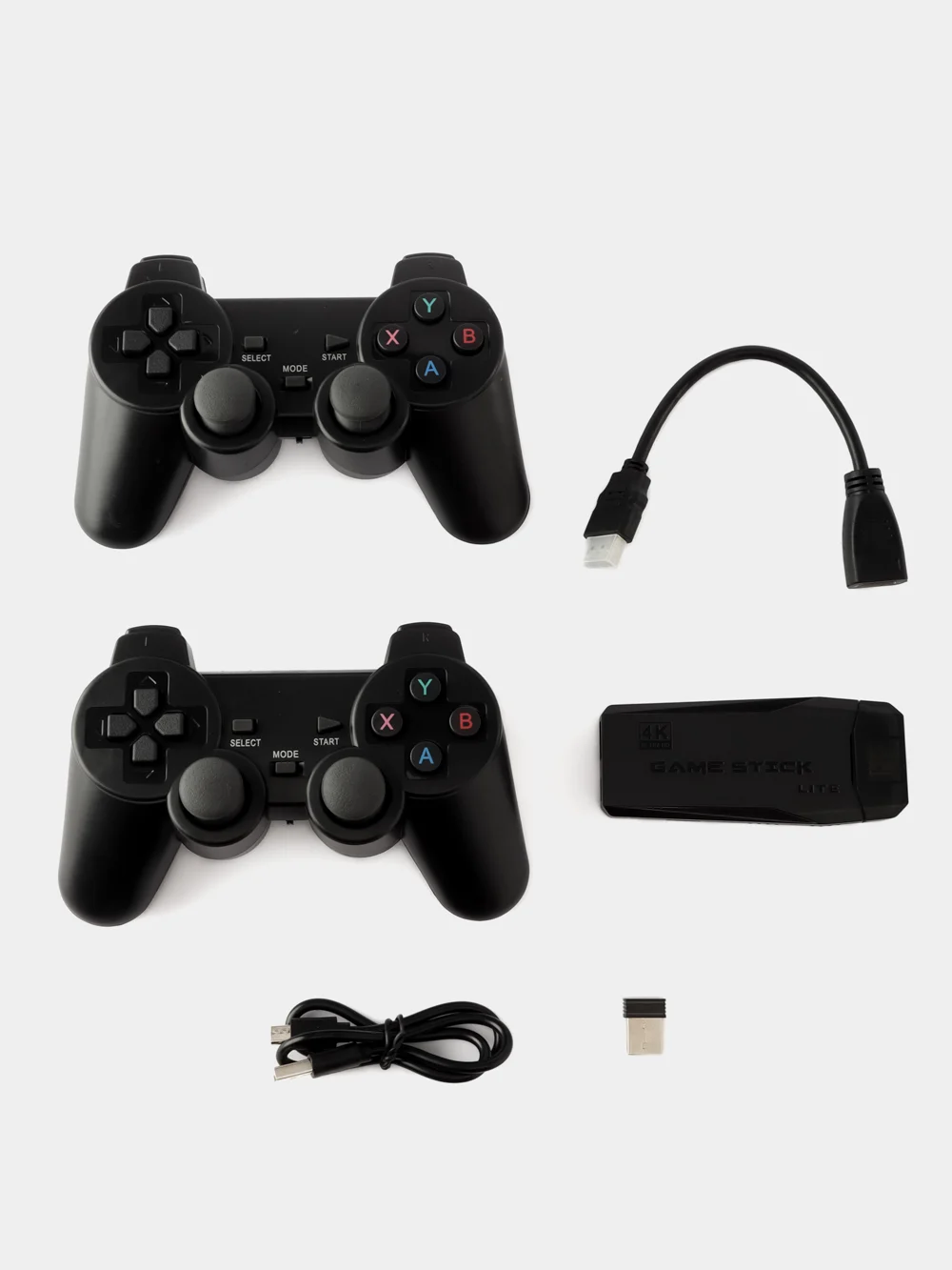 Игровая приставка со встроенными играми. Игровая консоль Game Stick Lite. 256Мб / 64Гб