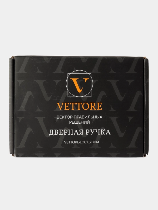 Ручка для межкомнатной двери VETTORE R06.148 MBP, Черный матовый