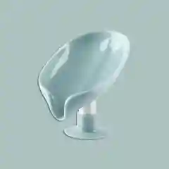 Зеленый мыльница со сливом