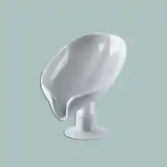 Серый мыльница со сливом
