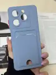 Чехол для Infinix Hot 40i, Smart 8/8 Pro, Tecno Spark 20C / GO 2024 с карманом для карты