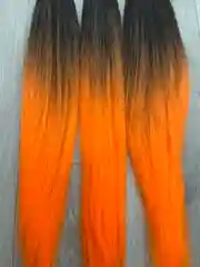 Рыжий канекалон Easy Braids, для афрокосичек и дредов