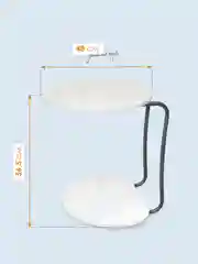 Слоновая кость столик подкатной АРНО