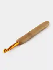 Набор крючков для вязания, с бамбуковыми ручками, d = 2-6 мм, 13,5 см, 9 шт