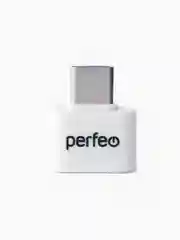 Perfeo adapter USB на Type-C c OTG (PF-VI-O008 White) белый