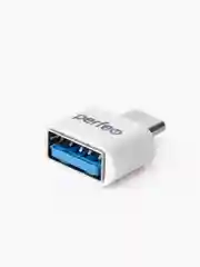 Perfeo adapter USB на Type-C c OTG (PF-VI-O008 White) белый