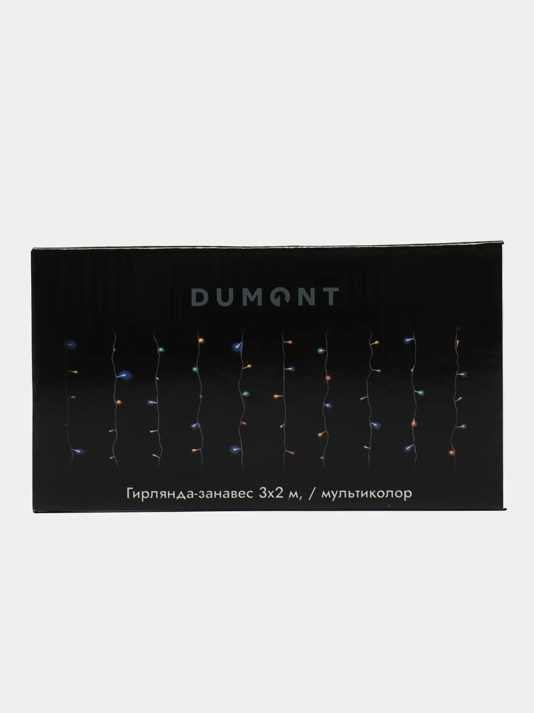 Кремовый dumont Новогодняя гирлянда-штора занавес 3 х 2 м, 8 режимов