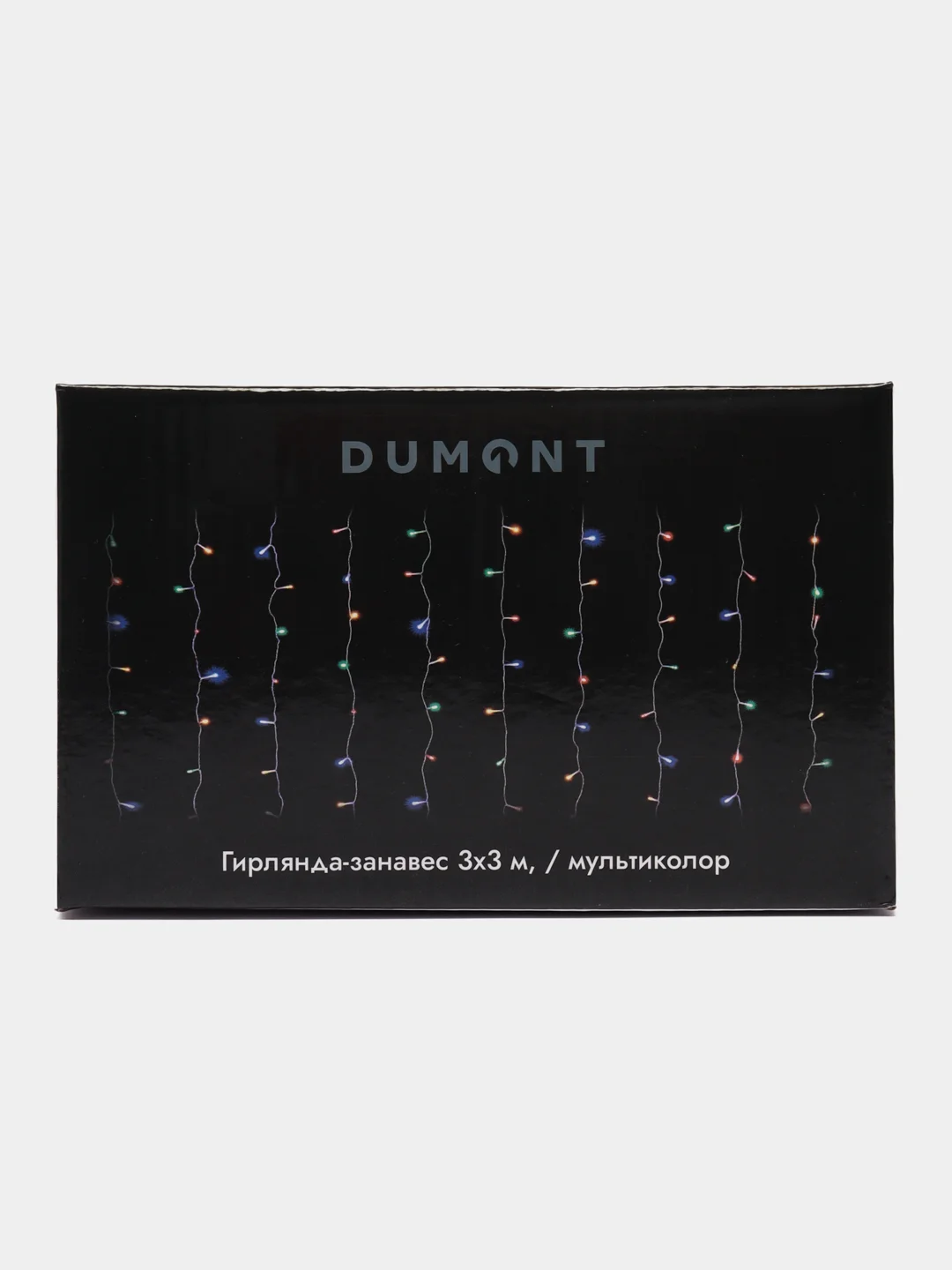 Кремовый dumont Новогодняя гирлянда штора занавес 3 х 3 м, 8 режимов