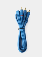 Шнур 3RCA/3RCA 1.5м (61-004) ALENCOM Plastic-Gold