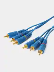 Шнур 3RCA/3RCA 1.5м (61-004) ALENCOM Plastic-Gold