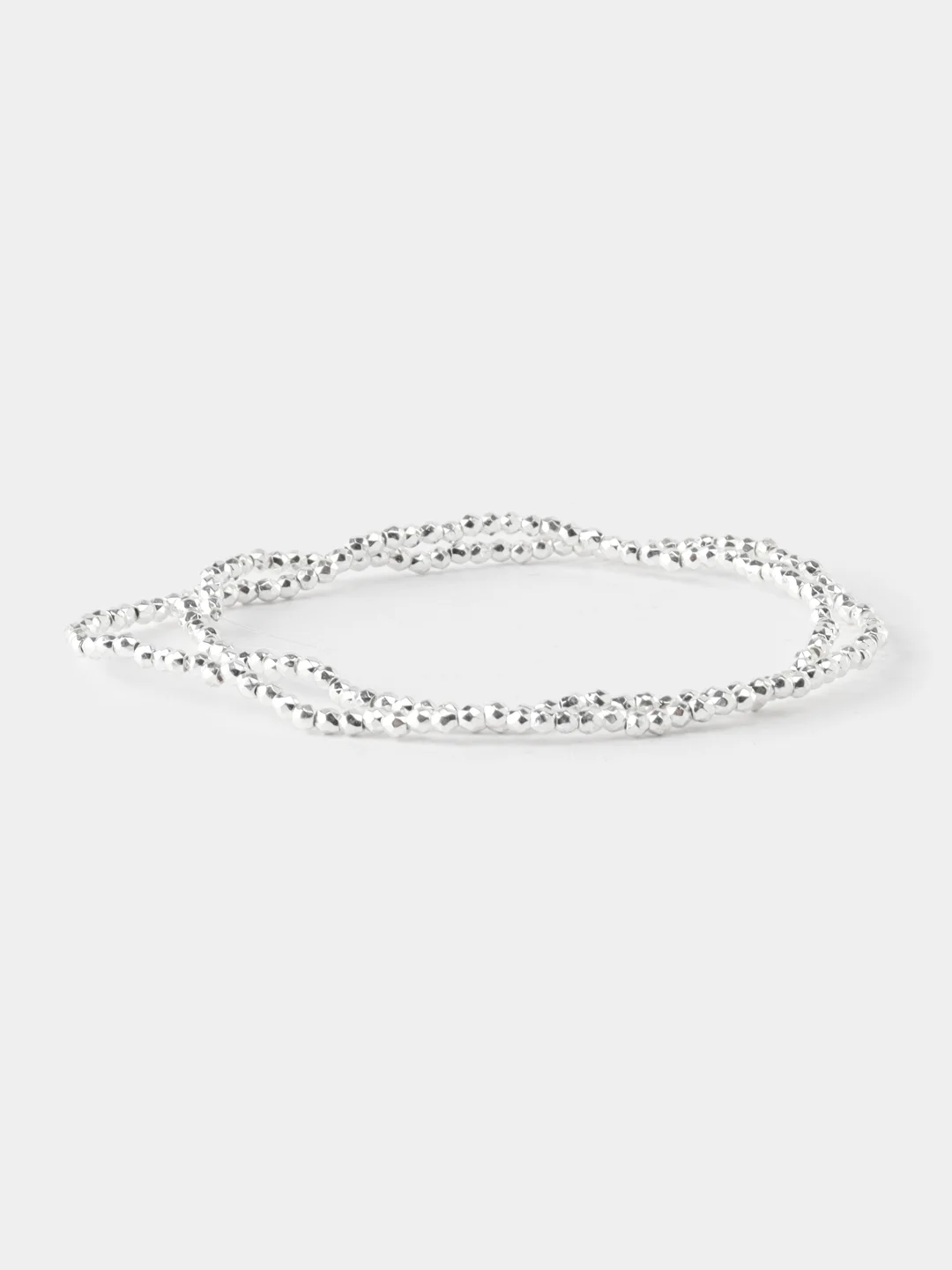 Серебряный гематит бусины для рукоделия круглые граненые