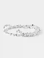 Серебряный гематит сколы шлифованные,имитация