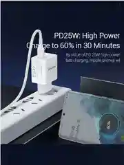 Белый зарядное устройство AWEI PD13 power adapter PD25W White