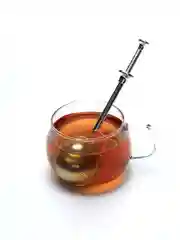 Серый ситечко для заваривания чая в кружку