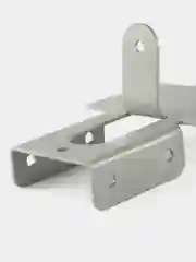 Серый металлик x Кронштейн для забора FIRESIDE 60х60 10 штук