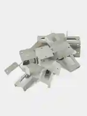 Серый металлик x Кронштейн для забора FIRESIDE 60х60 10 штук