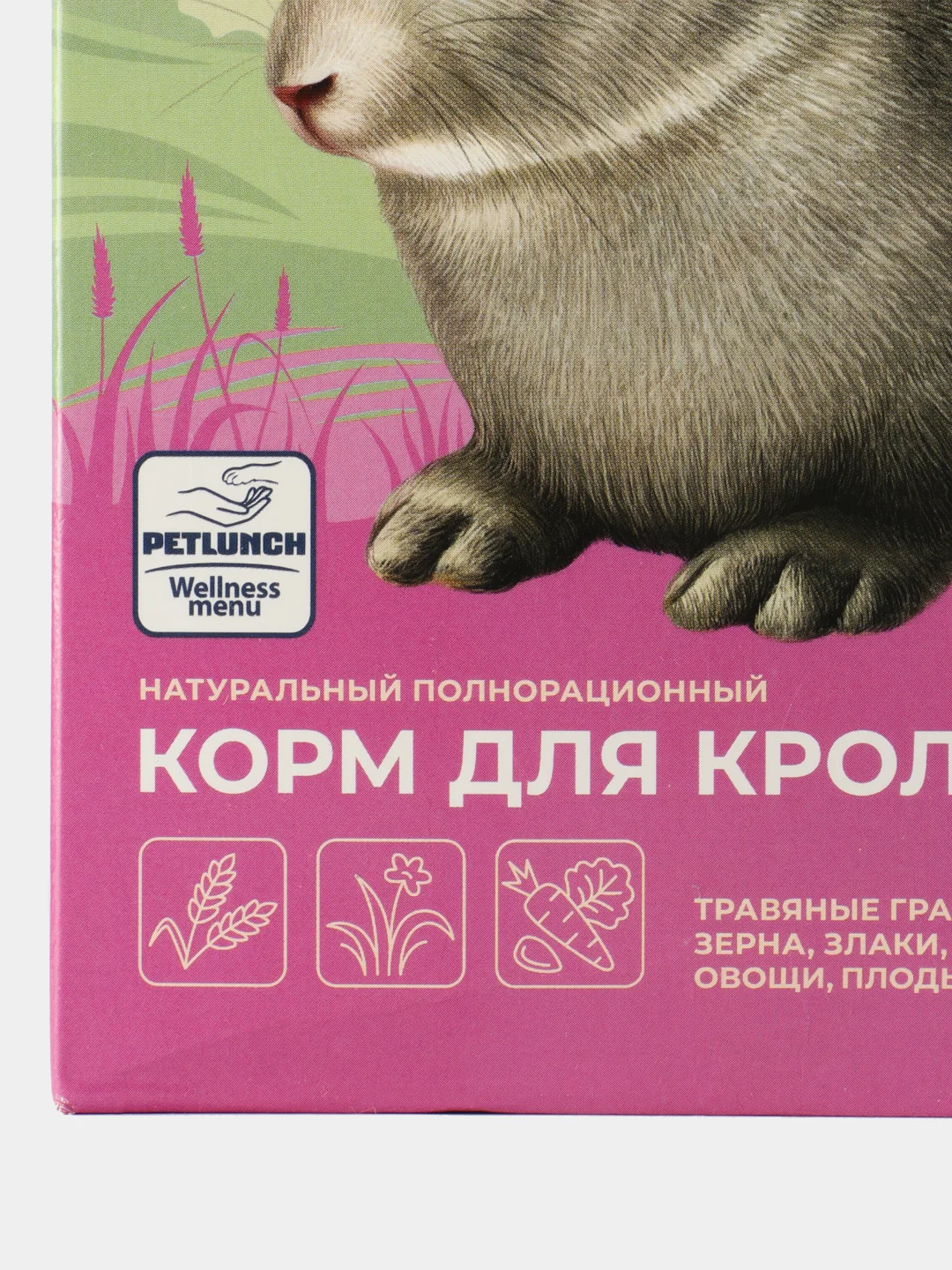 Petlunch Wellness menu полнорационный корм для кроликов 400гр