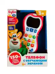 Телефон с обучающим экраном Умка Буба, 150+ песен, стихов и звуков