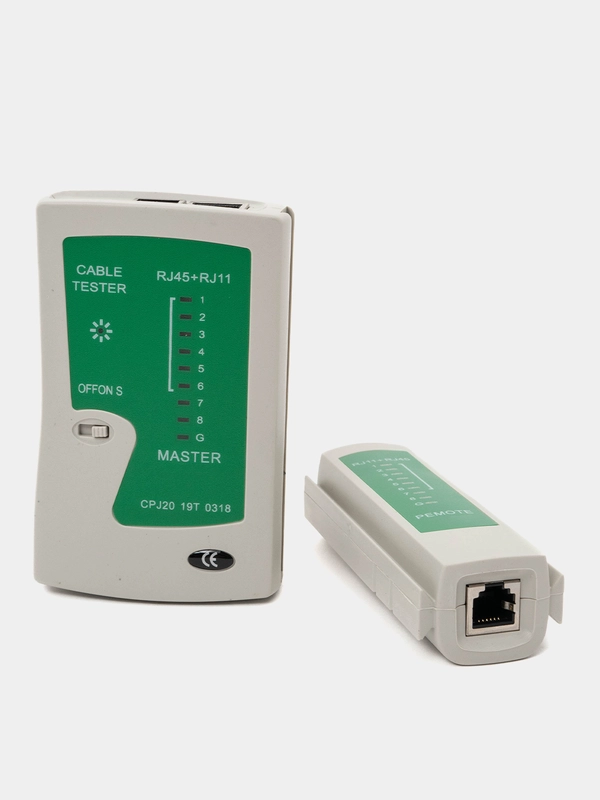Тестер сетевого кабеля LAN RJ-45, RJ-12