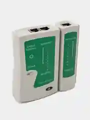 Белый тестер сетевого кабеля LAN RJ-45, RJ-12