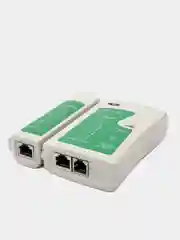 Белый тестер сетевого кабеля LAN RJ-45, RJ-12