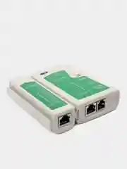 Белый тестер сетевого кабеля LAN RJ-45, RJ-12