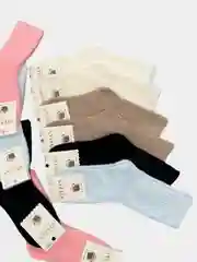 Носки детские для девочки, утепленные, из шерсти ламы